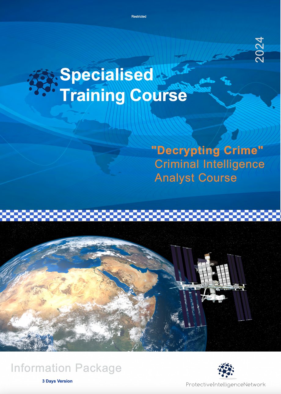 Decrypting Crime:      Criminal Intelligence Analysis Course